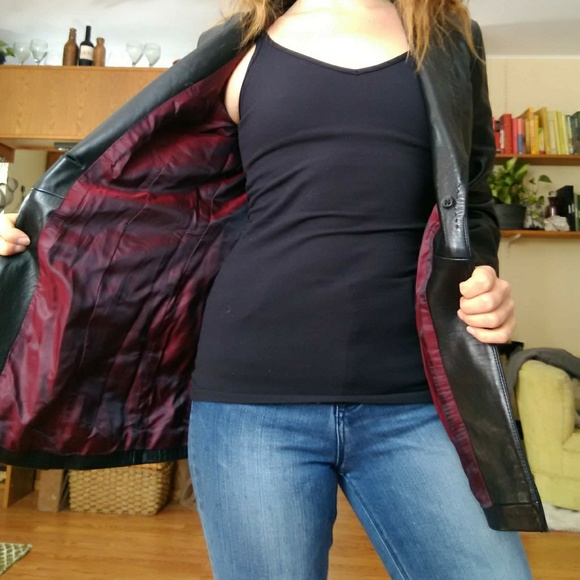 Cole Haan Leather Jacket - Picture 2 of 7